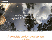 Tablet Screenshot of henningproductdevelopment.com